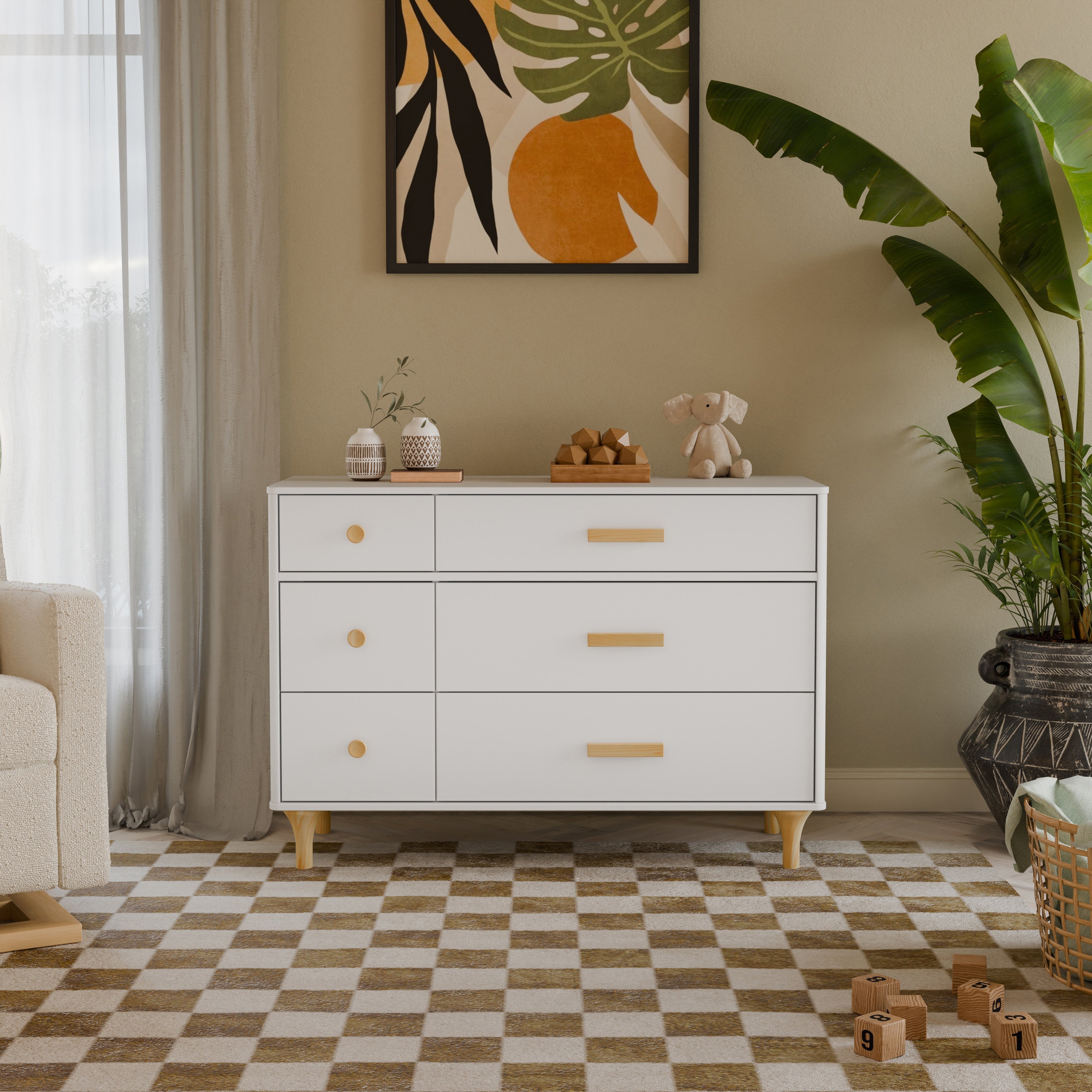 Lolly 6-Drawer Double Dresser – Babinski's Baby Lolly 6-Drawer Double Dresser – Babinski's Baby