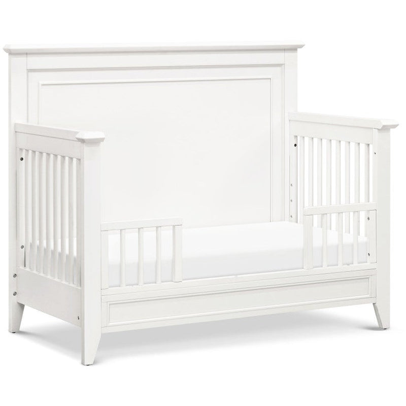 Load image into Gallery viewer, Monogram by Namesake Beckett 4-in-1 Convertible Crib in Warm White
