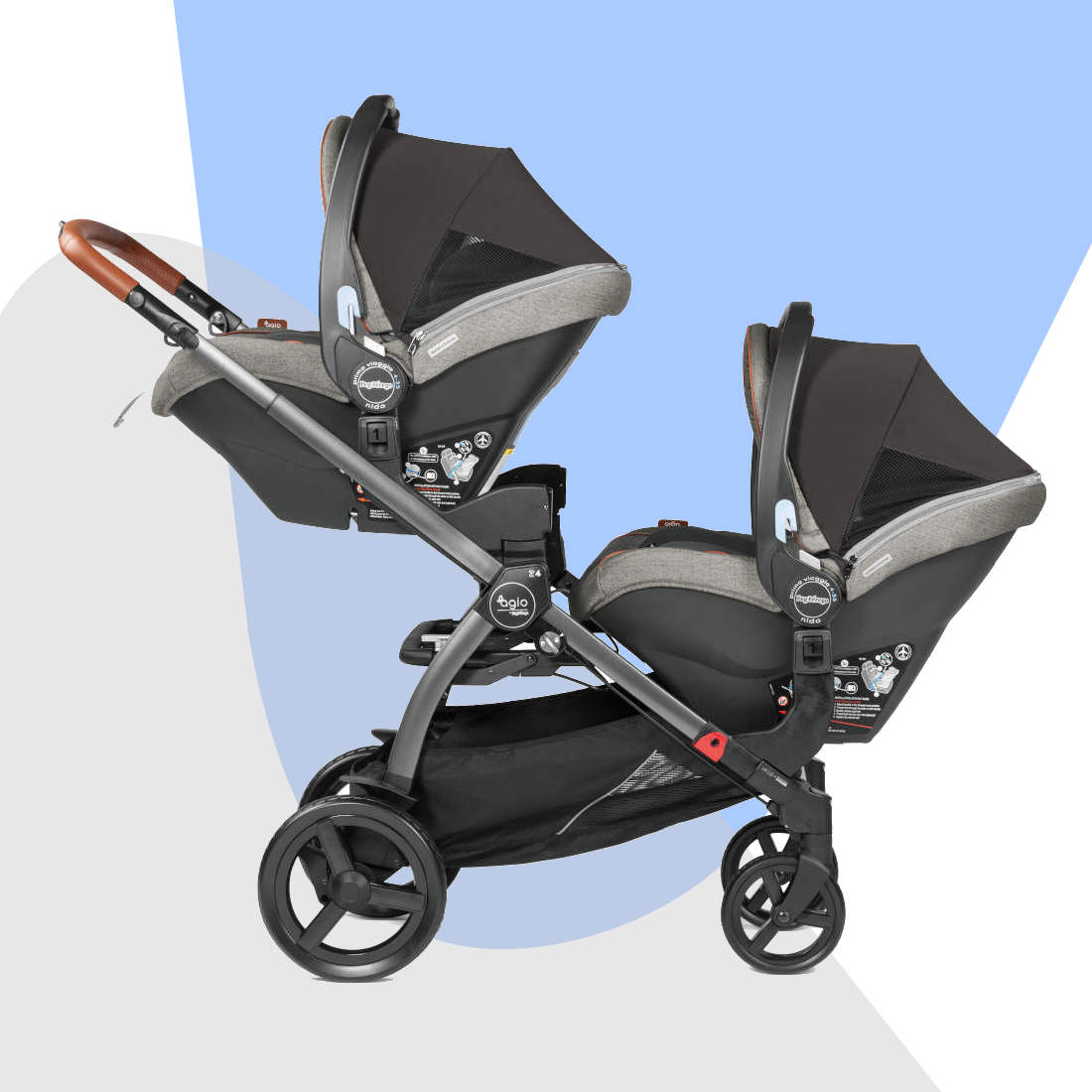 Twin Pram With Car Seats Car Seat Twin Pram Silver Cross Cross