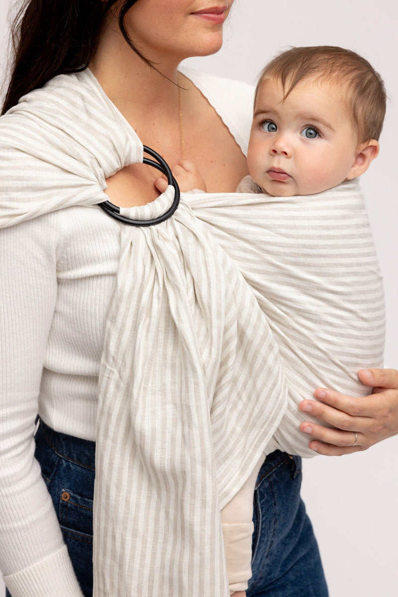 Load image into Gallery viewer, WildBird Linen Sling | Swan
