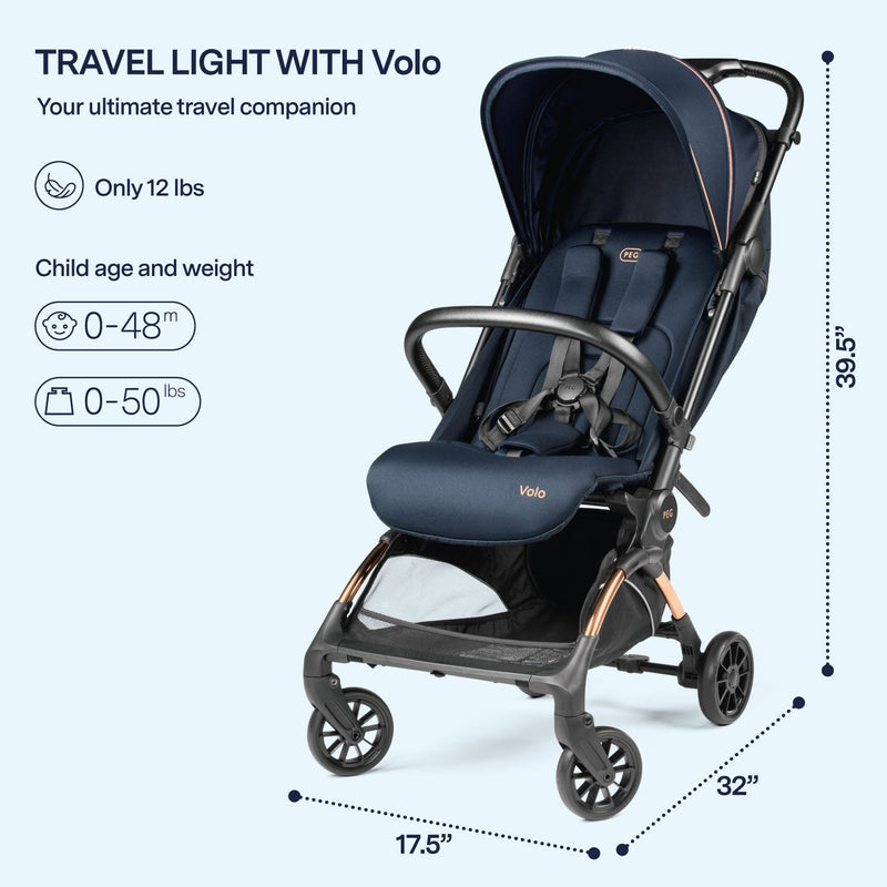 Load image into Gallery viewer, PEG Volo Stroller + Travel Bag
