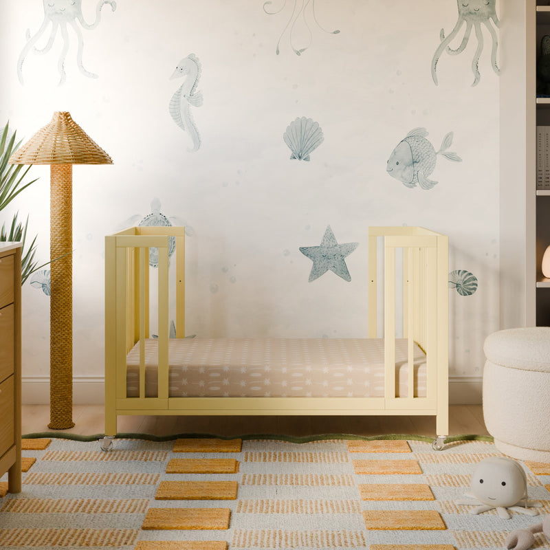 Load image into Gallery viewer, Babyletto Rolli 9-in-1 Convertible All-Stages Crib with Bassinet &amp; Toddler Bed Conversion Kits
