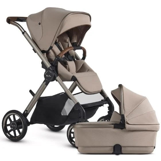 Load image into Gallery viewer, Silver Cross Reef 2 Stroller + Folding Bassinet
