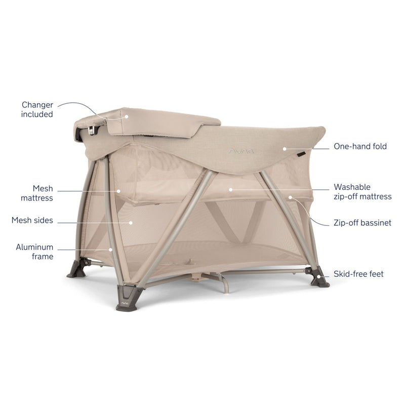 Load image into Gallery viewer, Nuna Sena Aire Playard with Zip-Off Bassinet + Changer
