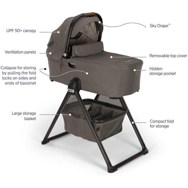 Load image into Gallery viewer, Nuna Demi Next Bassinet + Stand
