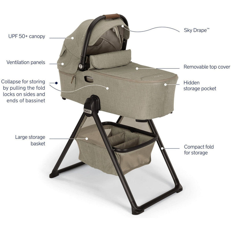 Load image into Gallery viewer, Nuna Demi Next Bassinet + Stand
