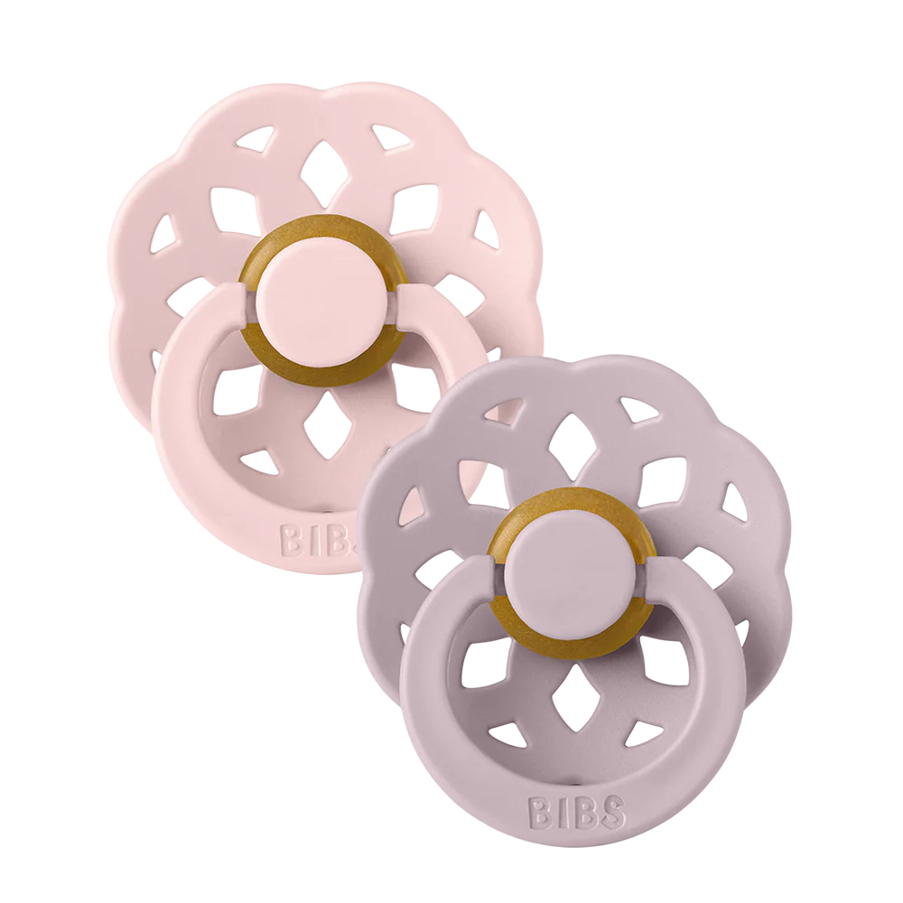 Bibs Pacifier Size 1 - Boheme Blossom / Dusky Lilac