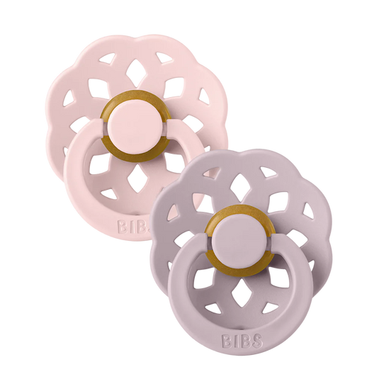 Bibs Pacifier Size 1 - Boheme Blossom / Dusky Lilac