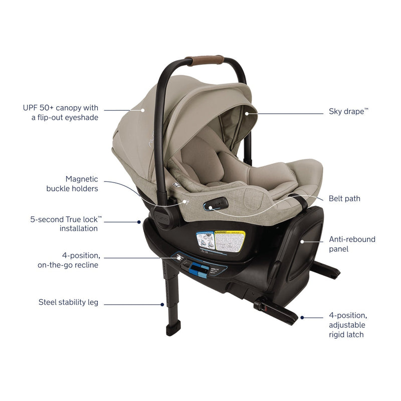 Load image into Gallery viewer, Nuna Mixx Next Stroller + Pipa Aire RX Infant Car Seat Travel System
