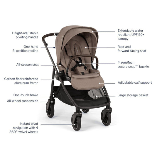 bugaboo bee folding instructions Nuna SWIV Stroller – Babinski's Baby