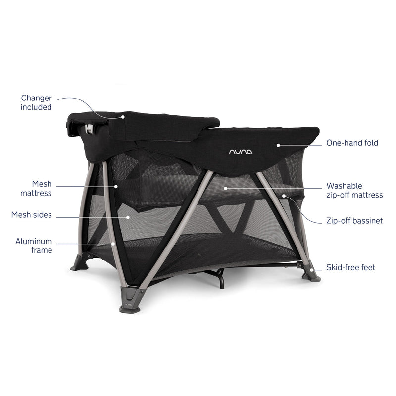 Load image into Gallery viewer, Nuna SENA Aire Playard with Zip-Off Bassinet + Changer

