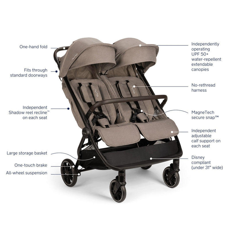 Load image into Gallery viewer, Nuna Trvl Dubl Stroller
