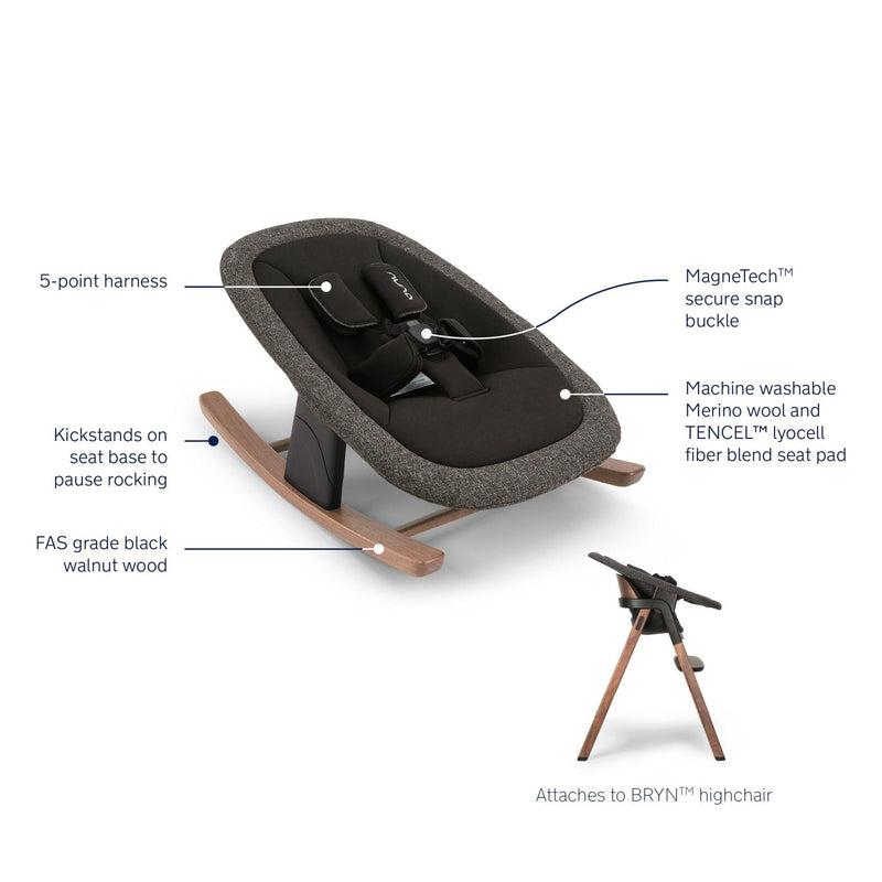 Load image into Gallery viewer, Nuna BRYN High Chair + Newborn Rocker Seat
