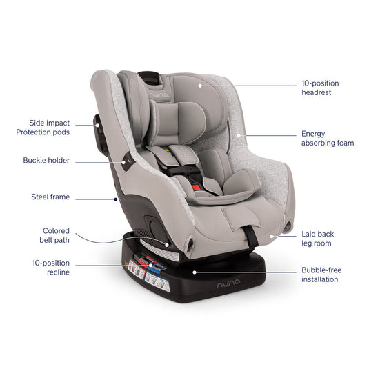 Nuna RAVA Convertible Car Seat | Sterling