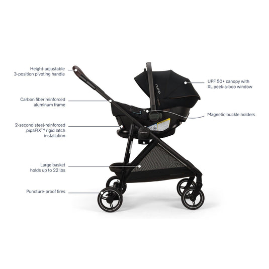 Nuna Pipa Urbn FLEX System Stroller + Car Seat