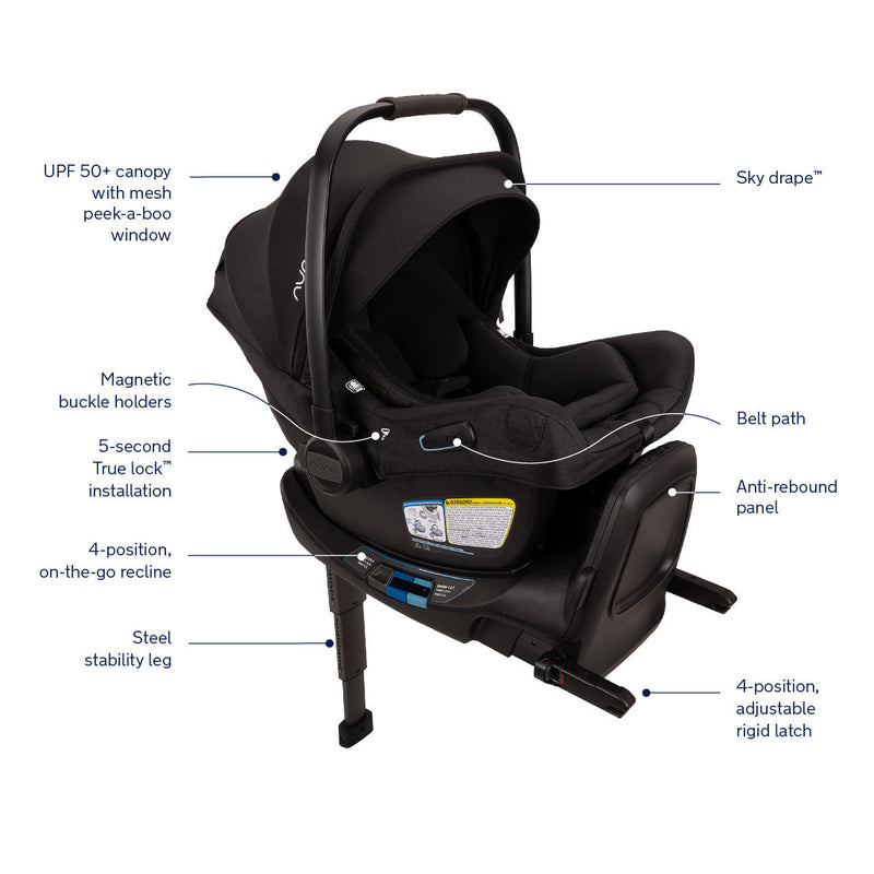 Load image into Gallery viewer, Nuna PIPA Aire RX Infant Car Seat + RELX Base
