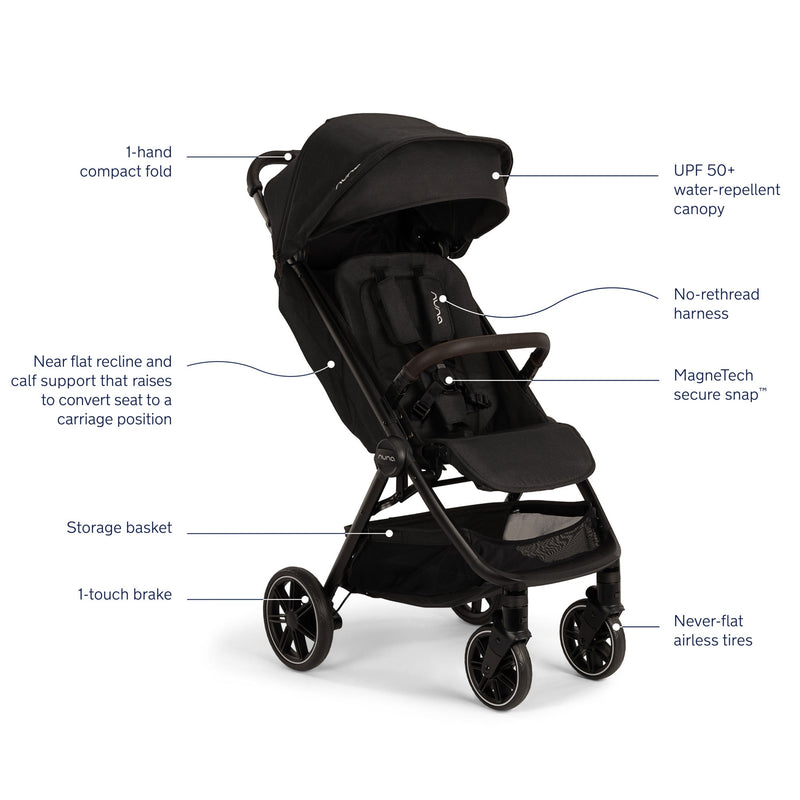 Load image into Gallery viewer, Nuna TRVL LX Stroller + Carry Bag
