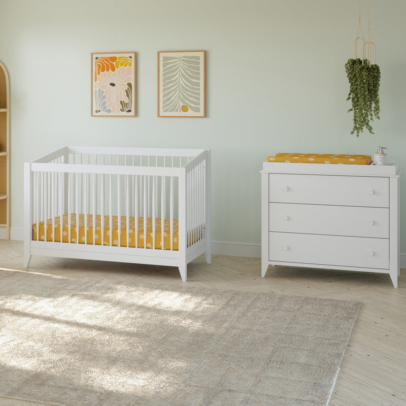 Load image into Gallery viewer, Babyletto Sprout 3-Drawer Changer Dresser with Removable Changing Tray
