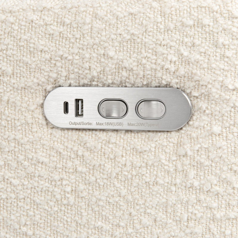 Load image into Gallery viewer, Babyletto Kiwi Plus Power Recliner and Swivel Glider with Power Adjustable Headrest and USB Port
