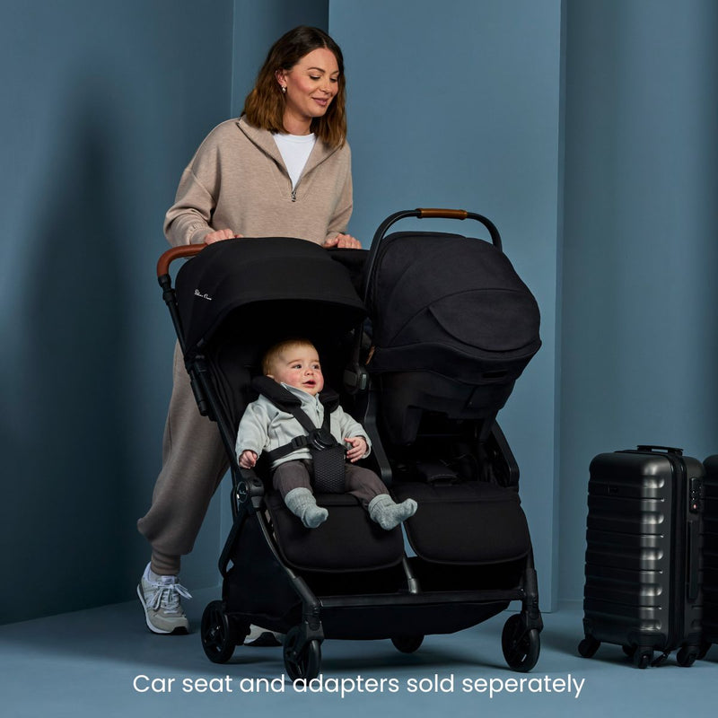 Load image into Gallery viewer, Silver Cross Jet Double Stroller + Accessory Bundle
