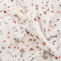 Little Unicorn Single Swaddle Mushrooms