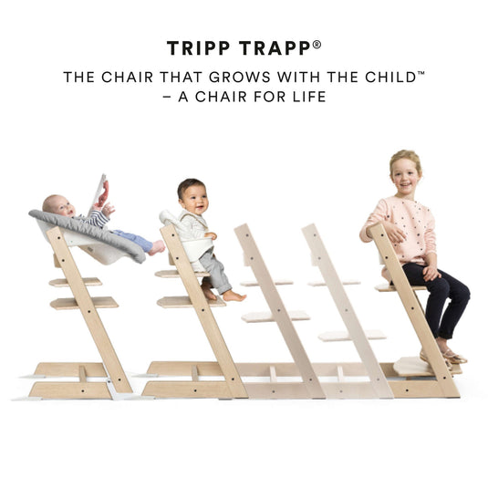 Stokke Tripp Trapp High Chair² with Cushion + Stokke Tray