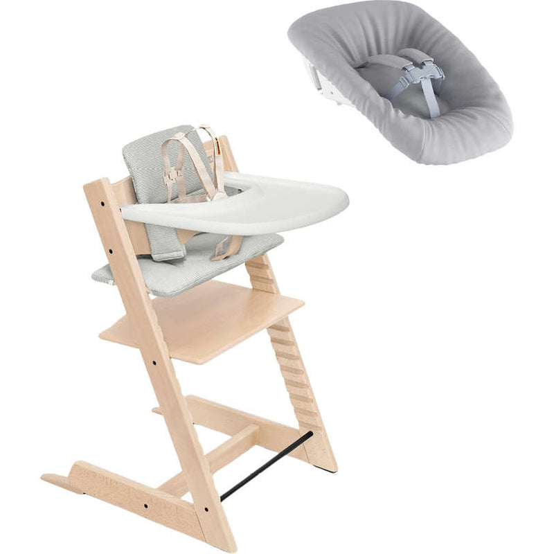 Load image into Gallery viewer, Stokke Tripp Trapp High Chair² with Cushion, Newborn Set + Stokke Tray
