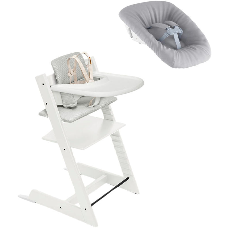 Load image into Gallery viewer, Stokke Tripp Trapp High Chair² with Cushion, Newborn Set + Stokke Tray
