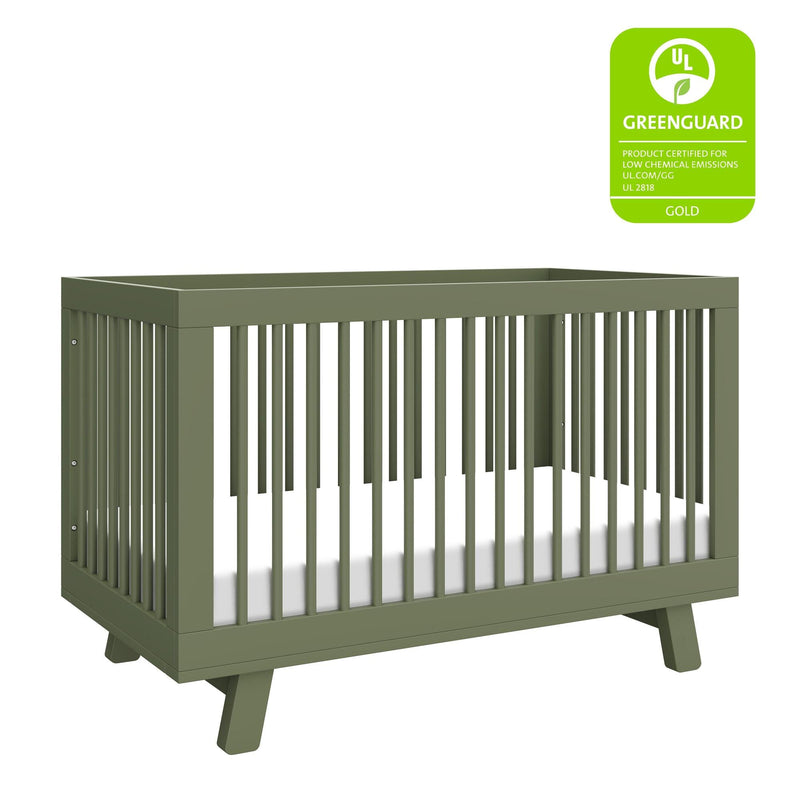 Load image into Gallery viewer, Babyletto Hudson 3-in-1 Convertible Crib with Toddler Bed Conversion Kit
