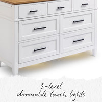 PL Heritage Artisan 7-Drawer Dresser with Lights
