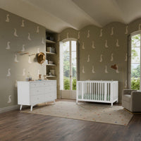 Babyletto Rolli 9-in-1 Convertible All-Stages Crib with Bassinet & Toddler Bed Conversion Kits