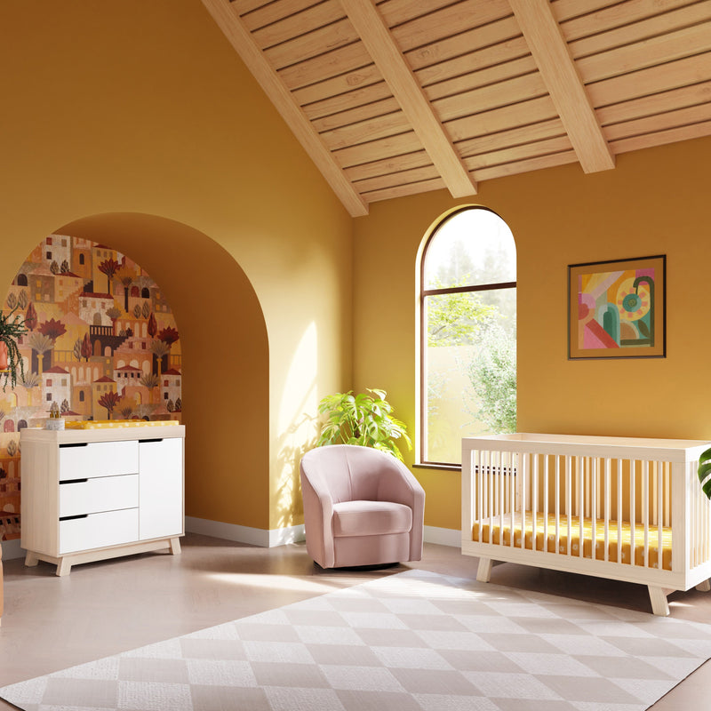 Load image into Gallery viewer, Babyletto Hudson 3-Drawer Changer Dresser with Removable Changing Tray
