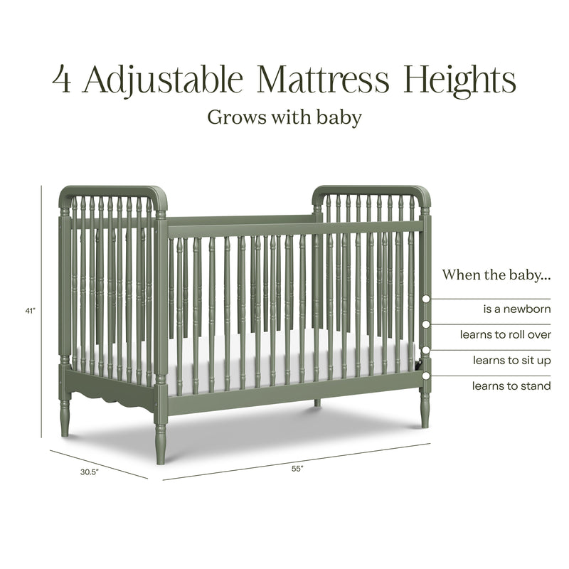 Load image into Gallery viewer, Namesake Liberty 3-in-1 Convertible Spindle Crib with Toddler Bed Conversion Kit
