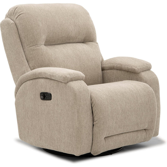 Storytime Maverly Power Cozzia Swivel Glide Recliner with Heat & Massage