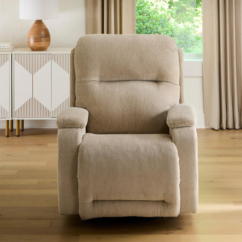 Load image into Gallery viewer, Storytime Maverly Power Cozzia Swivel Glide Recliner with Heat &amp; Massage
