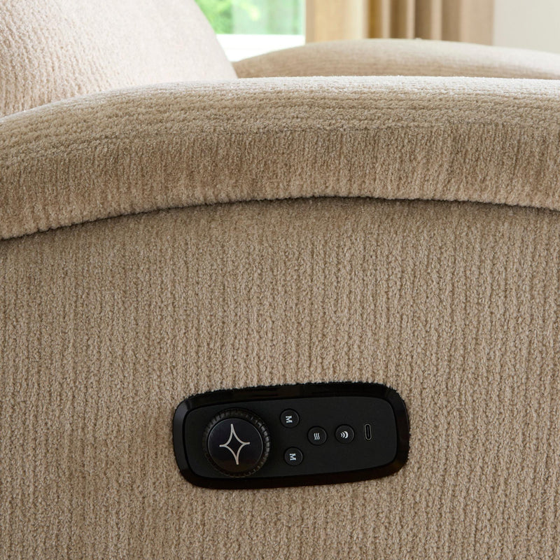 Load image into Gallery viewer, Storytime Maverly Power Cozzia Swivel Glide Recliner with Heat &amp; Massage
