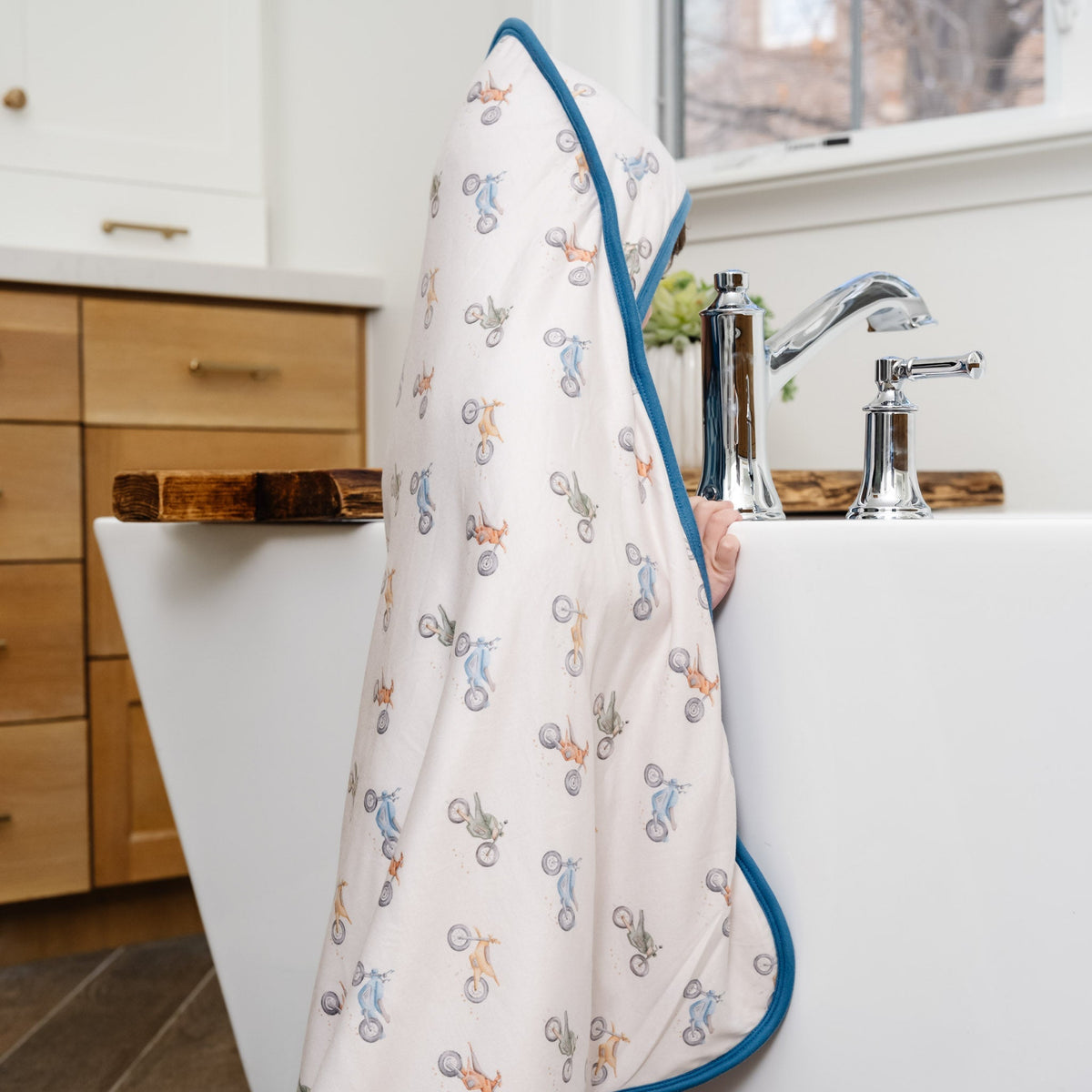 Copper Pearl Premium Baby Knit Hooded Towel | Ryder