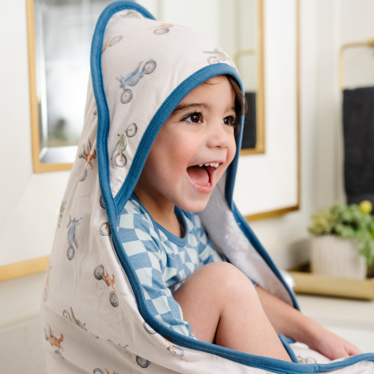 Copper Pearl Premium Baby Knit Hooded Towel | Ryder