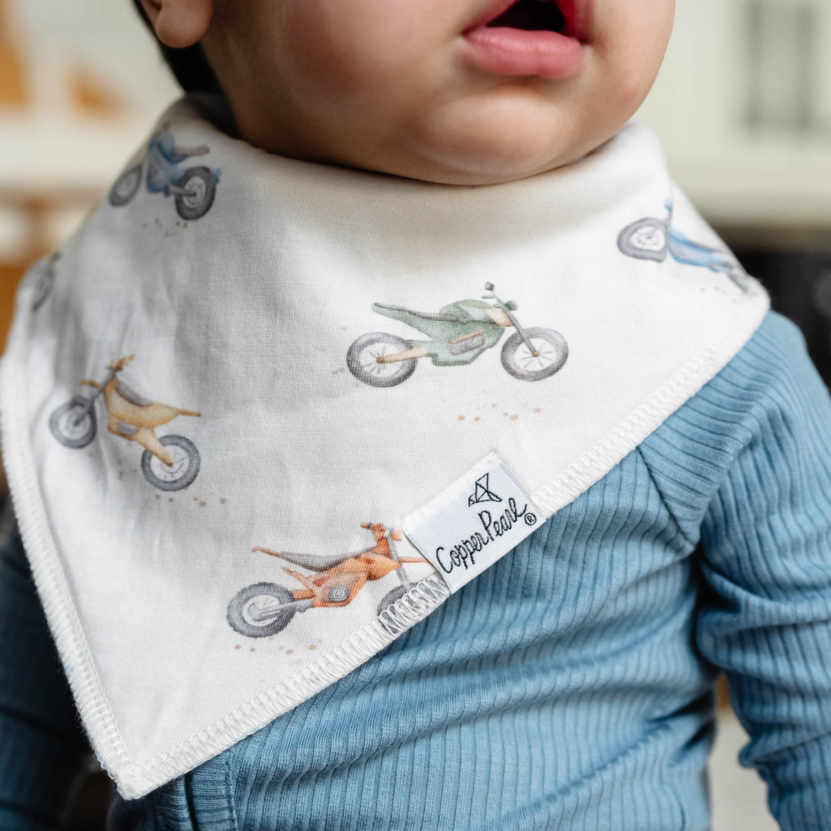 Copper Pearl Baby Bandana Bibs | Ryder