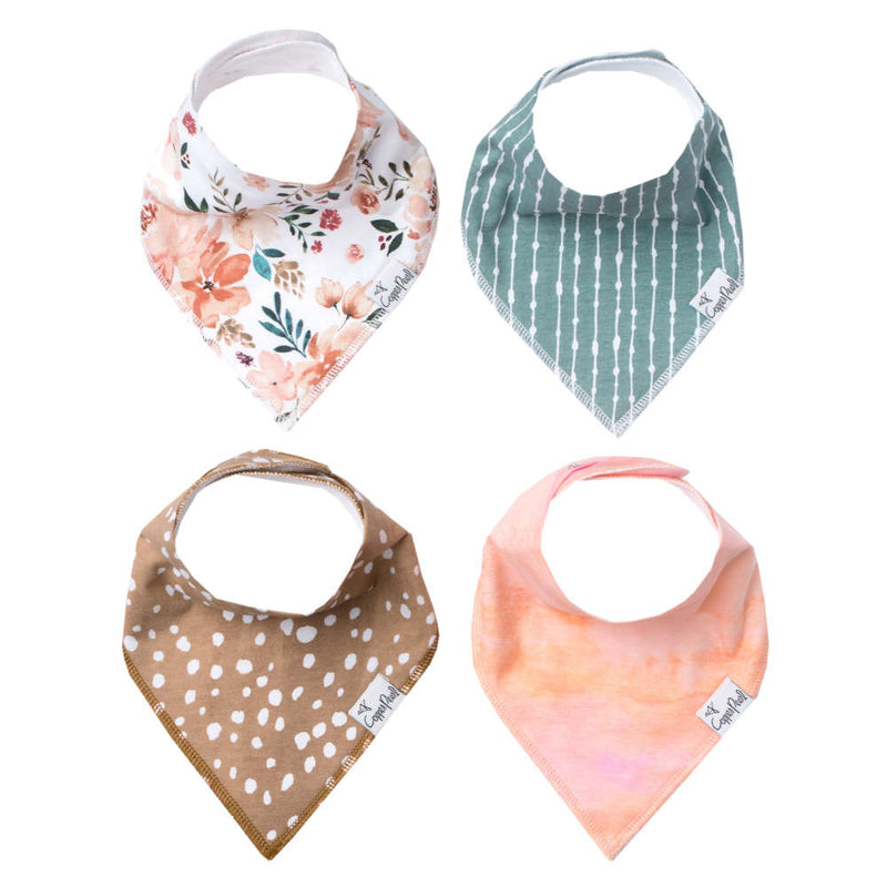 Load image into Gallery viewer, Copper Pearl Baby Bandana Bibs | Autumn
