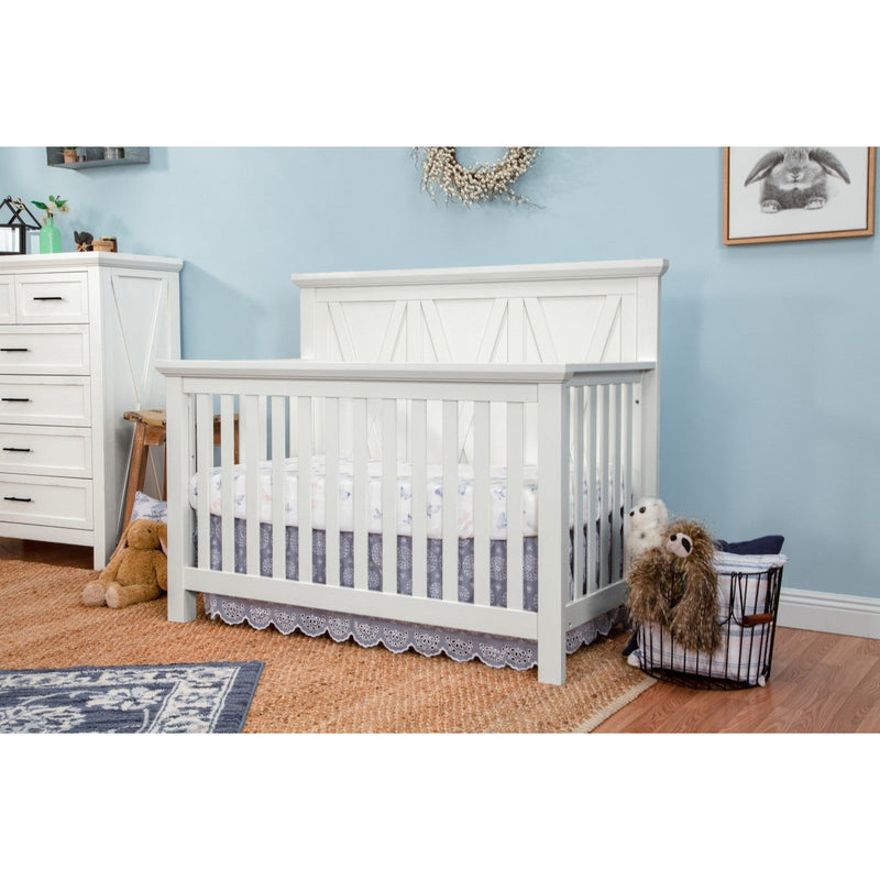 Load image into Gallery viewer, Monogram by Namesake Emory Farmhouse 4-in-1 Convertible Crib
