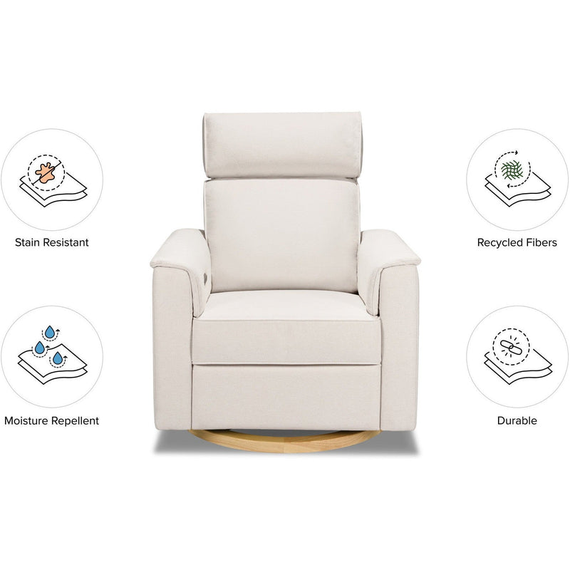 Load image into Gallery viewer, Monogram by Namesake Willa Power Glider Recliner with Adjustable Headrest &amp; USB
