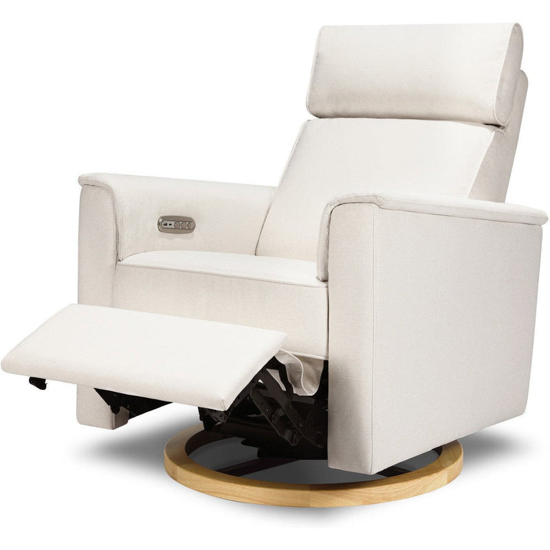 Load image into Gallery viewer, Monogram by Namesake Willa Power Glider Recliner with Adjustable Headrest &amp; USB
