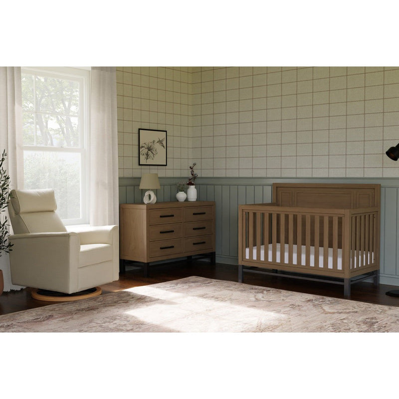 Load image into Gallery viewer, Monogram by Namesake Newbern 4-in-1 Convertible Crib
