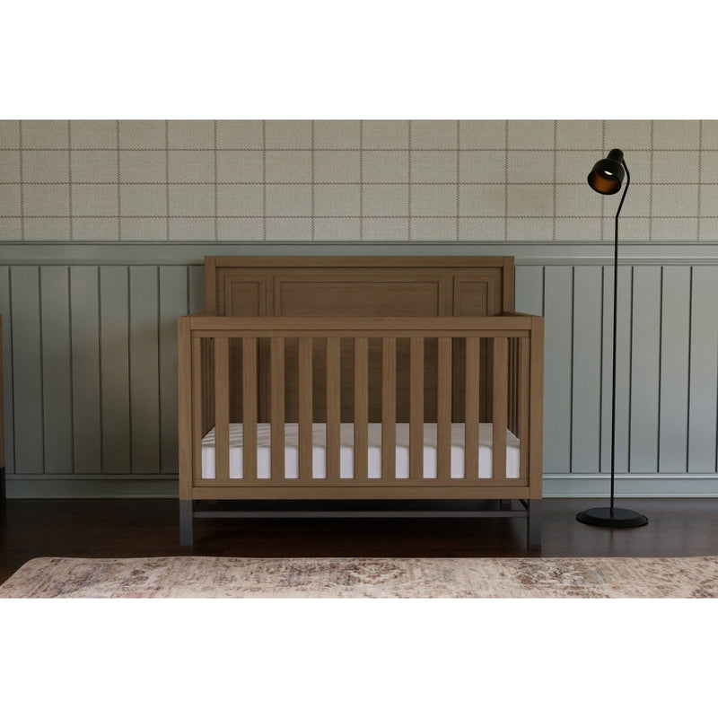 Load image into Gallery viewer, Monogram by Namesake Newbern 4-in-1 Convertible Crib
