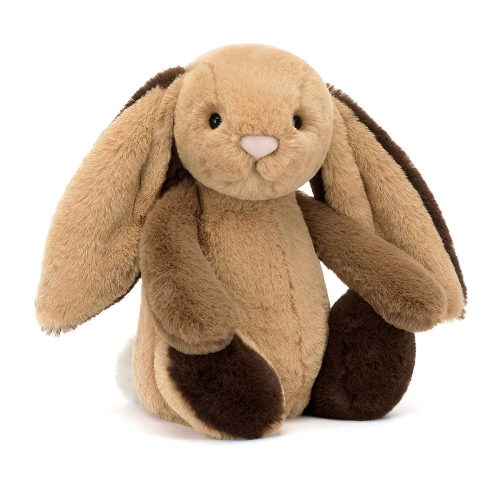 Jellycat Bashful Patchwork Brown Bunny Medium