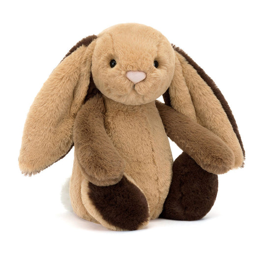Jellycat Bashful Patchwork Brown Bunny Medium