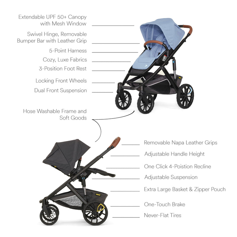 Load image into Gallery viewer, Veer Switch&amp;Roll Stroller (Switchback Seat, &amp;Roll Frame)
