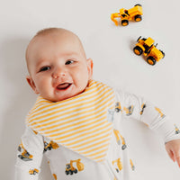 Copper Pearl 4 Pack Baby Bandana Bibs | Dozer