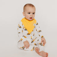 Copper Pearl 4 Pack Baby Bandana Bibs | Dozer
